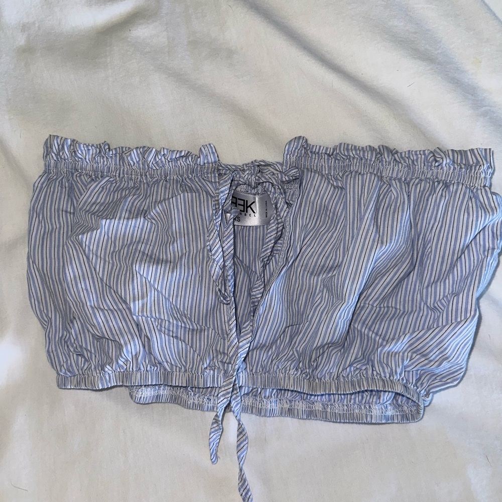 SEEK the label bandeau with cross front tie, XS
